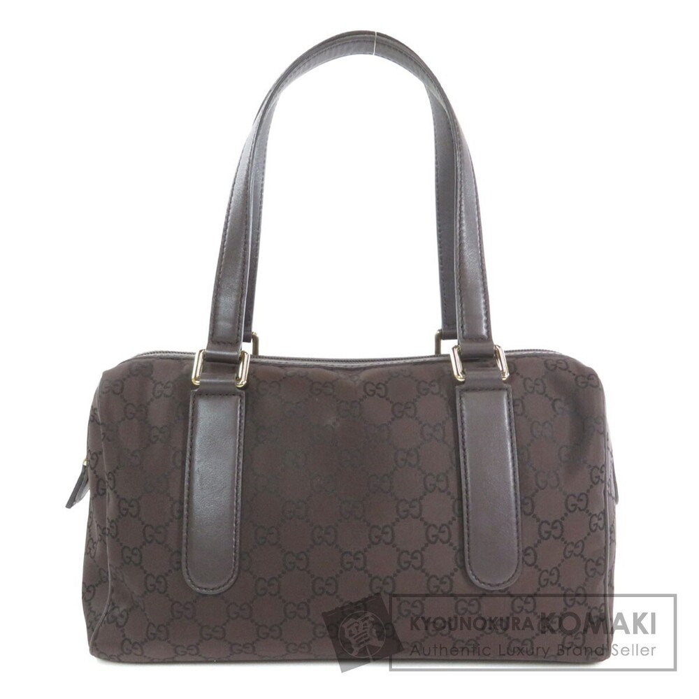 Gucci GG Canvas Boston Bag brown